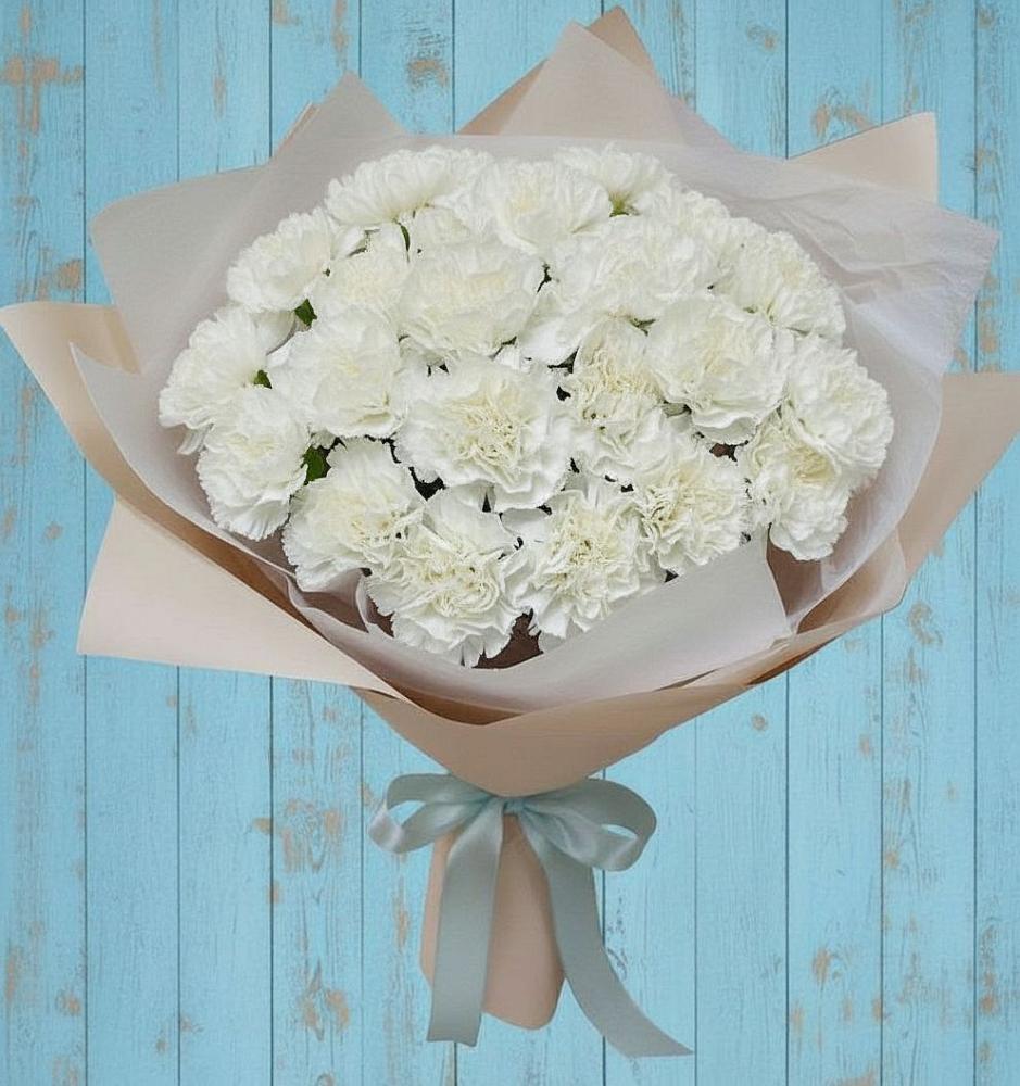 Букет цветов из: Гвоздики в Пшехской