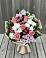 Букет цветов из: Альстромерии, Гвоздики, Розы и Хризантемы в Пшехской