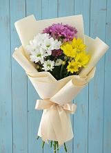 Букет цветов из:  Хризантемы #REPLACE_PRED# Пшехской