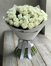 Букет 35 Белых роз в Пшехской