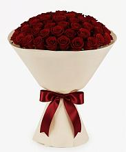 Букет 101 Бордовая роза Блэк Бакарра в Пшехской