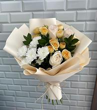 Букет цветов из:  Розы и Хризантемы в Пшехской