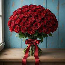 Букет Красные розы Блэк Меджик в Пшехской