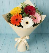 Букет цветов из:  Герберы #REPLACE_PRED# Пшехской