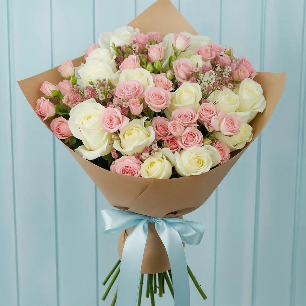 Букет цветов из: Розы в Пшехской