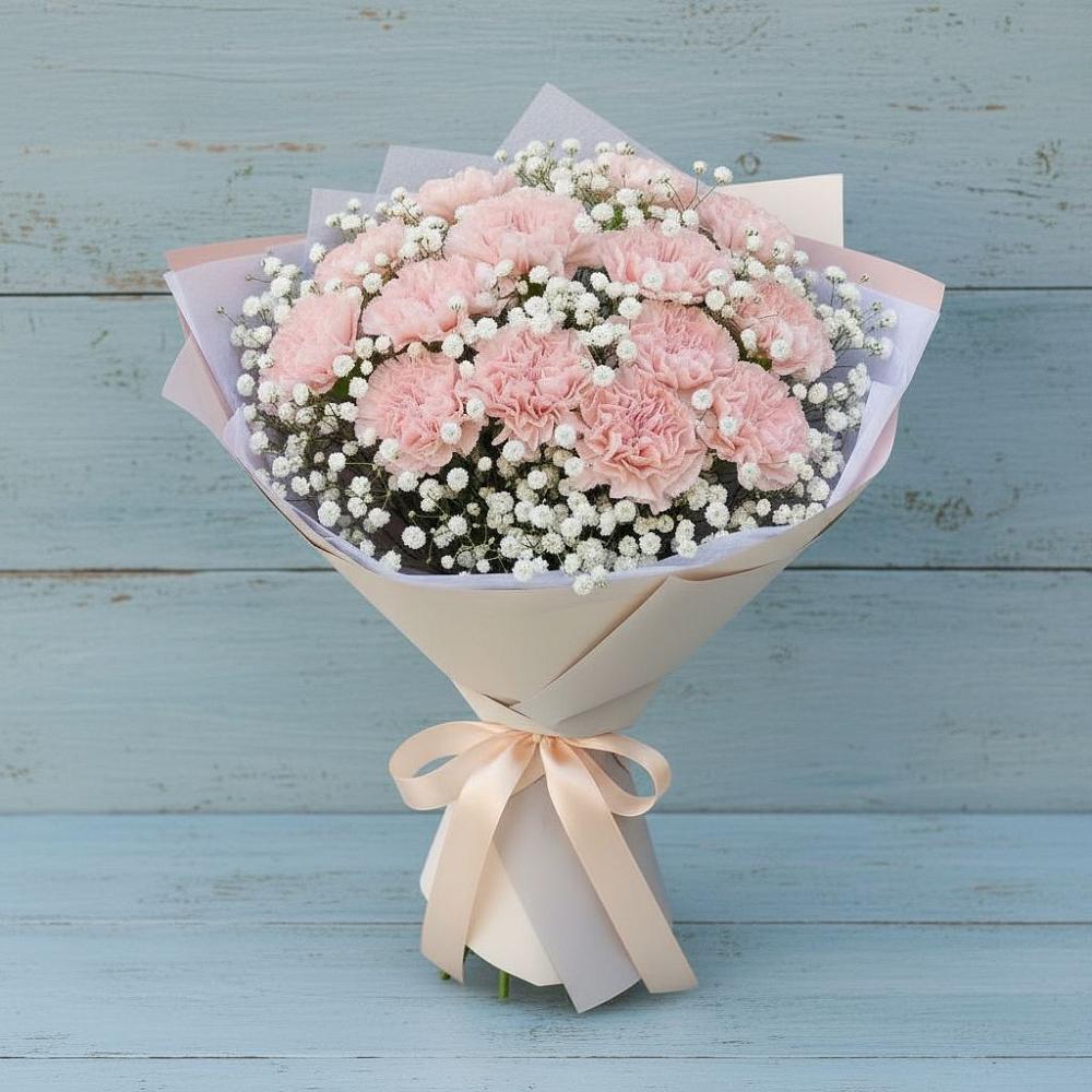 Букет цветов из: Гвоздики в Пшехской