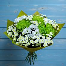 Букет цветов из:  Хризантемы #REPLACE_PRED# Пшехской