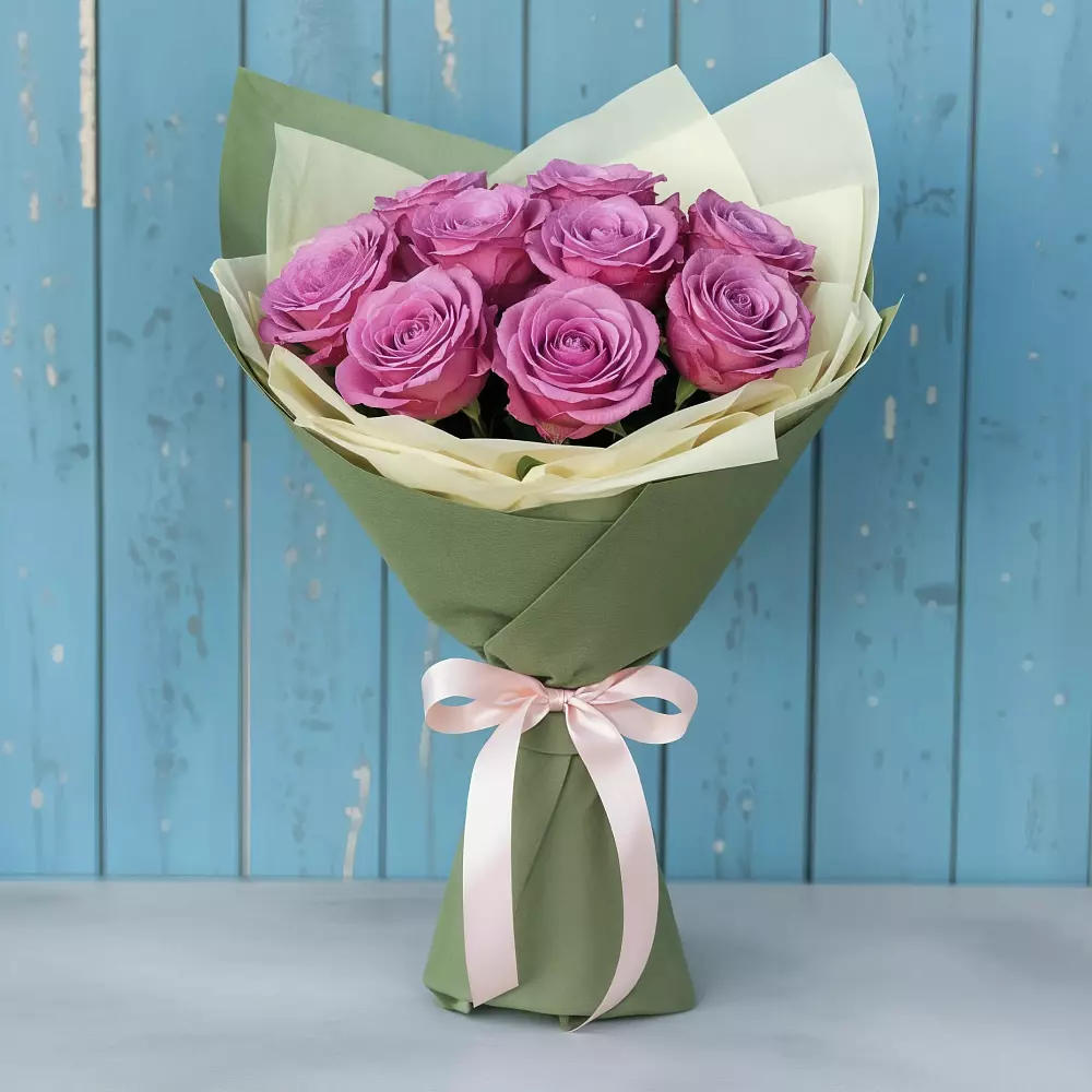 Букет Розы Фёрст Леди в Пшехской