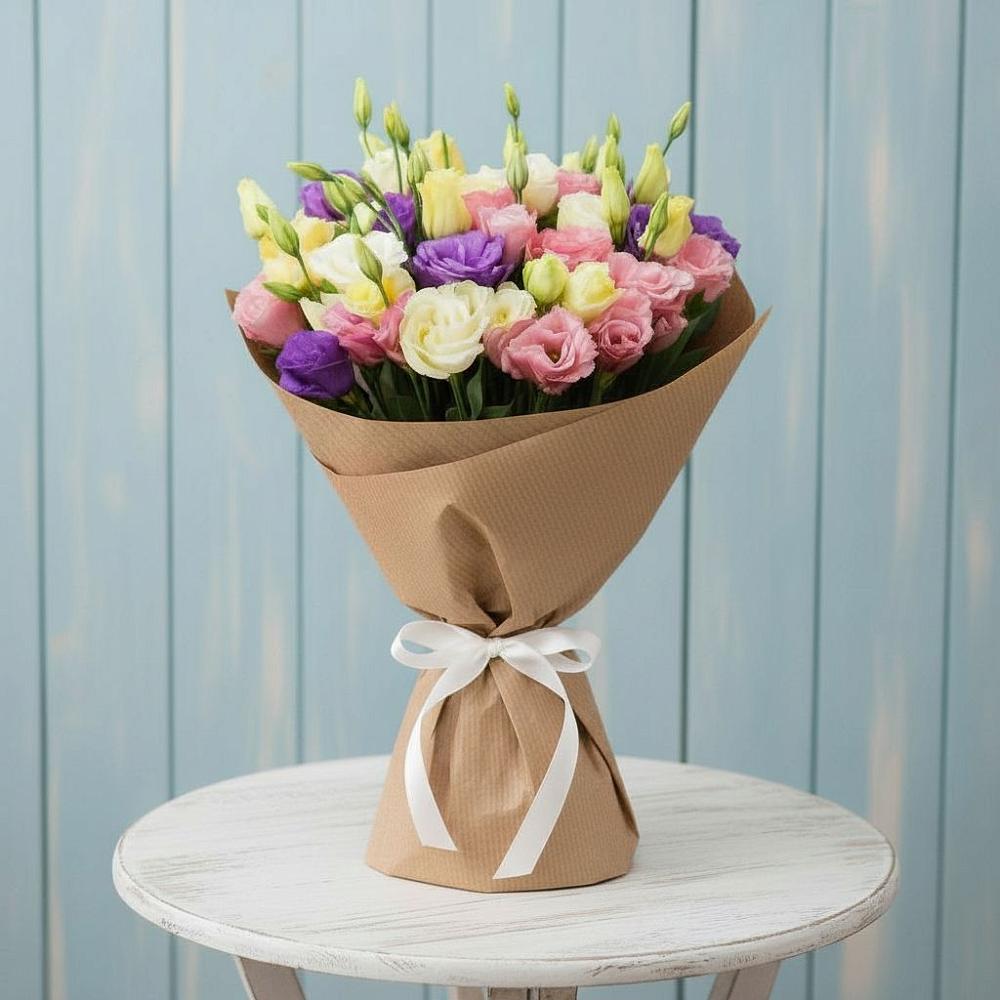 Букет цветов из: Лизиантусы в Пшехской