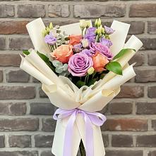 Букет цветов из:  Лизиантусы и Розы #REPLACE_PRED# Пшехской