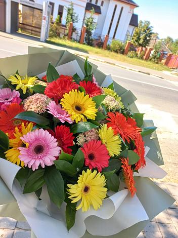 Букет цветов из: Герберы в Пшехской