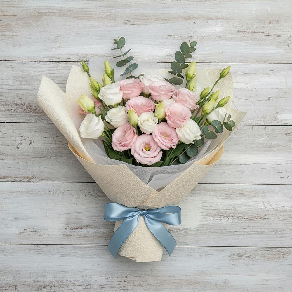 Букет цветов из: Лизиантусы в Пшехской